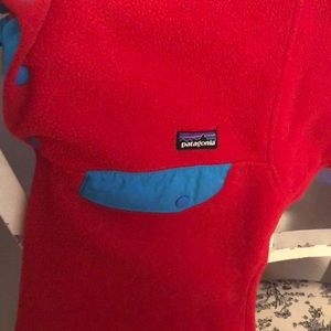Red Patagonia fleece